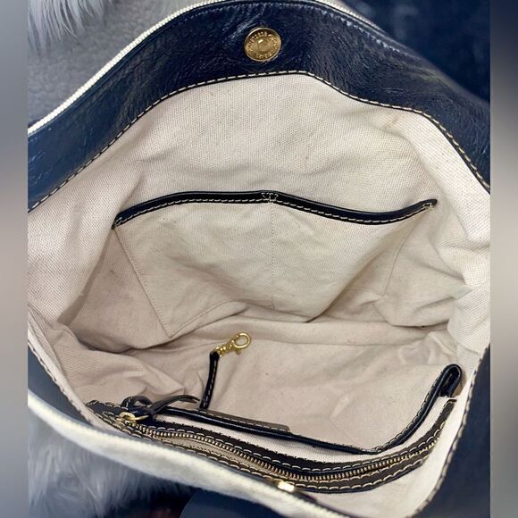 Michael Kors Medium Women's Satche Grey/Black Bag Handbag Purse Shoulder - Picture 7 of 8